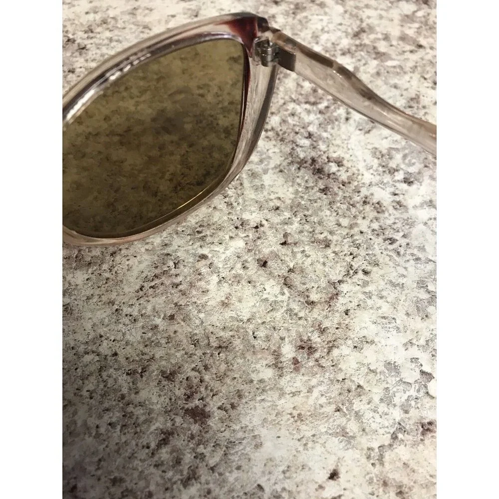 Opti Ray VTG 60'S/70s Womens Sunglasses Pink Clear Ombré Fade Twiggy Oversized